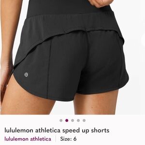 Lululemon Athletica Black Athletic Shorts